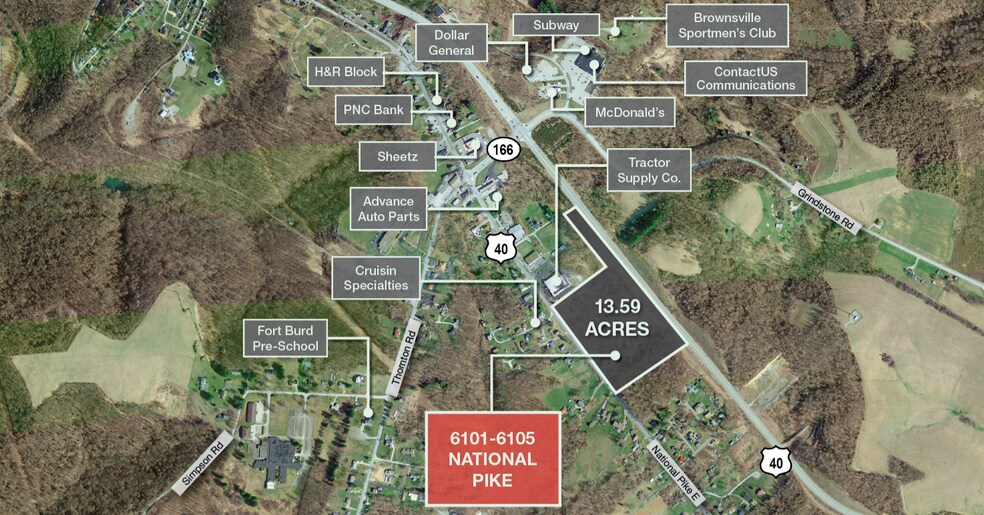 Primary Photo Of 6101-6105 National Pike pike, Grindstone Land For Sale
