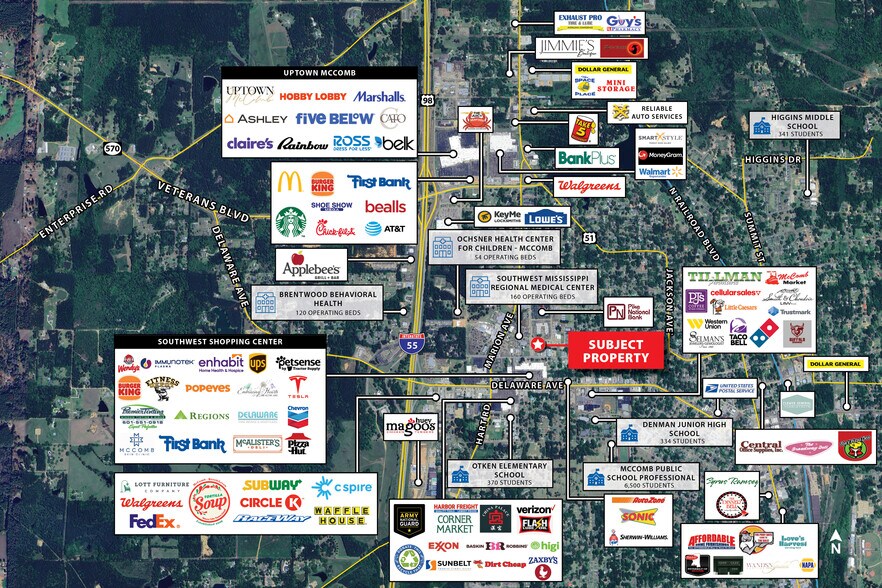 More Photos Of 212 Rawls Dr, Mccomb Medical For Sale