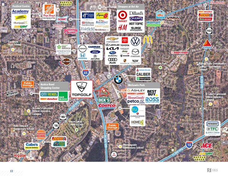 More Photos Of 1250 Satchel Paige Dr, Mobile Freestanding For Sale