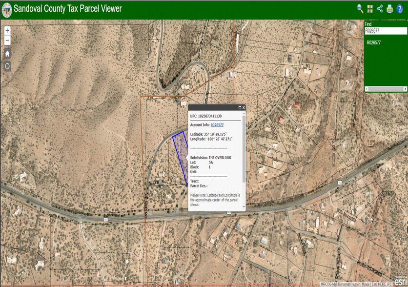 More Photos Of Overlook Lot 5A, Placitas Land For Sale