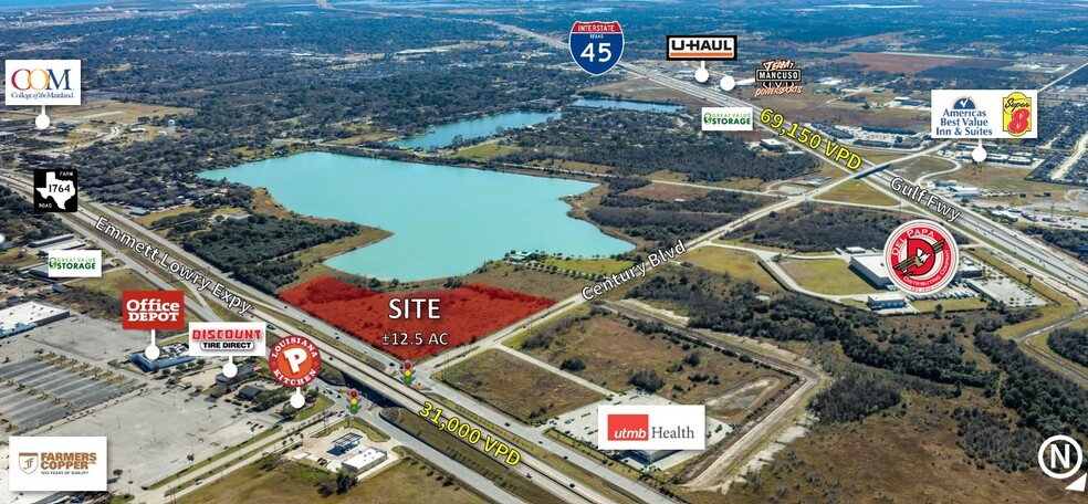 Primary Photo Of FM 1764 & Century Blvd, Texas City Land For Sale