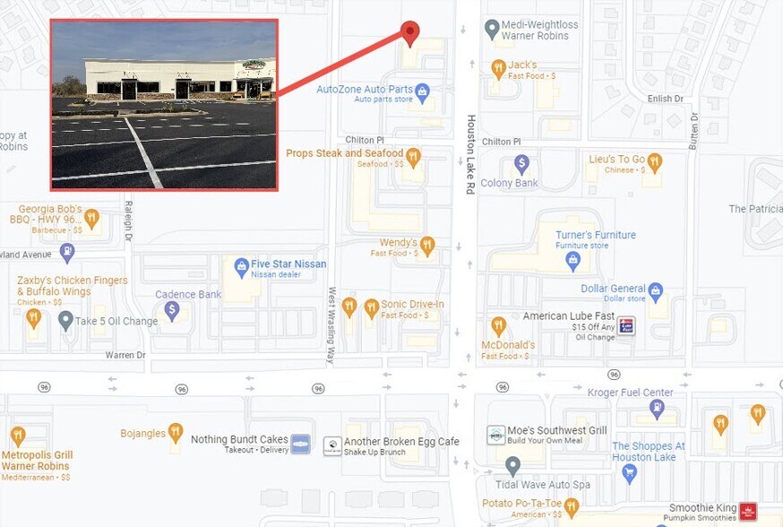 More Photos Of 1281 S Houston Lake Rd, Warner Robins Restaurant For Lease