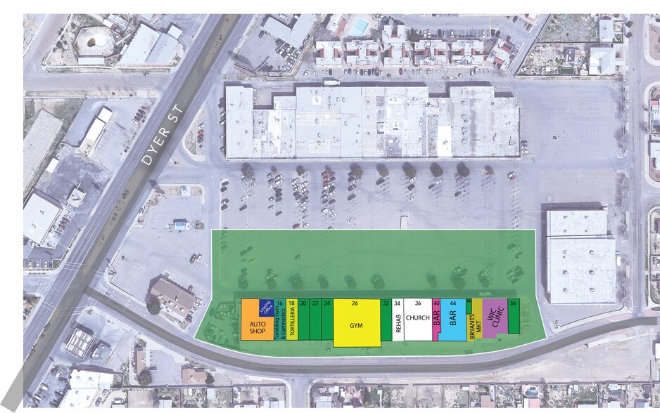 More Photos Of 8500 Dyer St, El Paso Storefront For Sale