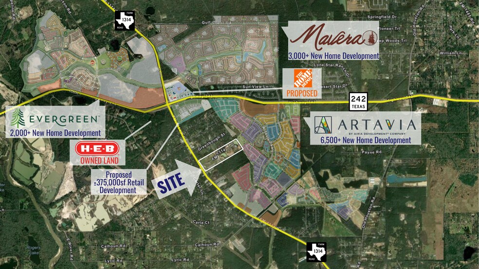 More Photos Of 17234 FM 1314, Conroe Land For Sale