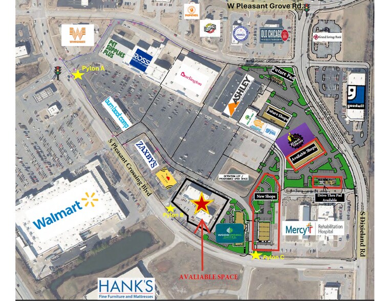 More Photos Of 4305 S Pleasant Crossing Blvd, Rogers General Retail For Lease