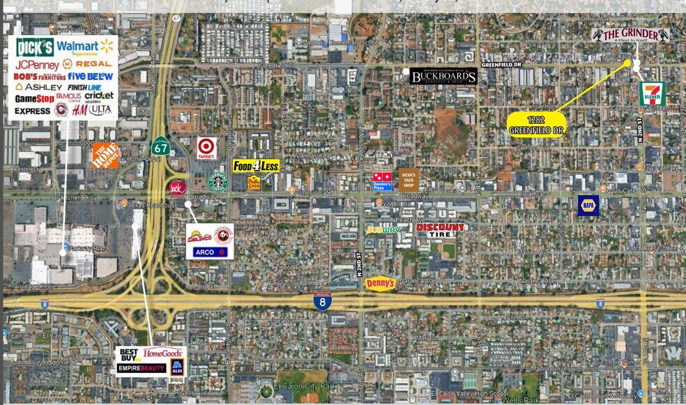 More Photos Of 1282 Greenfield Dr, El Cajon Office For Sale