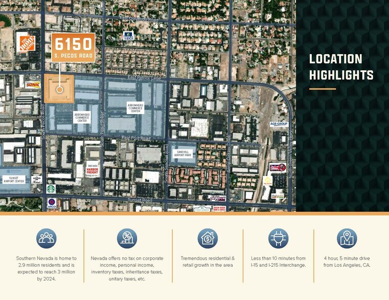 More Photos Of 6150 S Pecos Road & E. Patrick Ln, Las Vegas Distribution For Lease