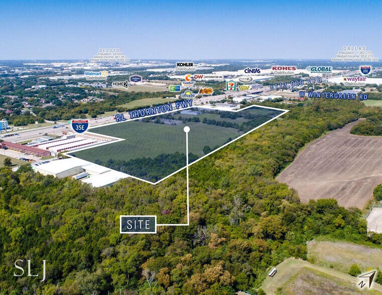 More Photos Of I-35E & W Wintergreen Rd, Lancaster Land For Sale