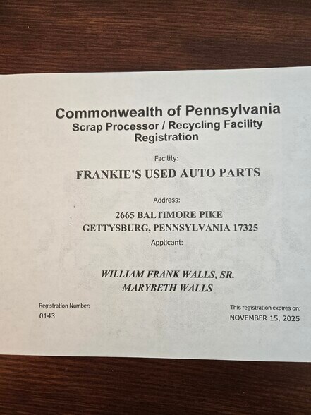 More Photos Of 2665 Baltimore Pike, Gettysburg Land For Sale