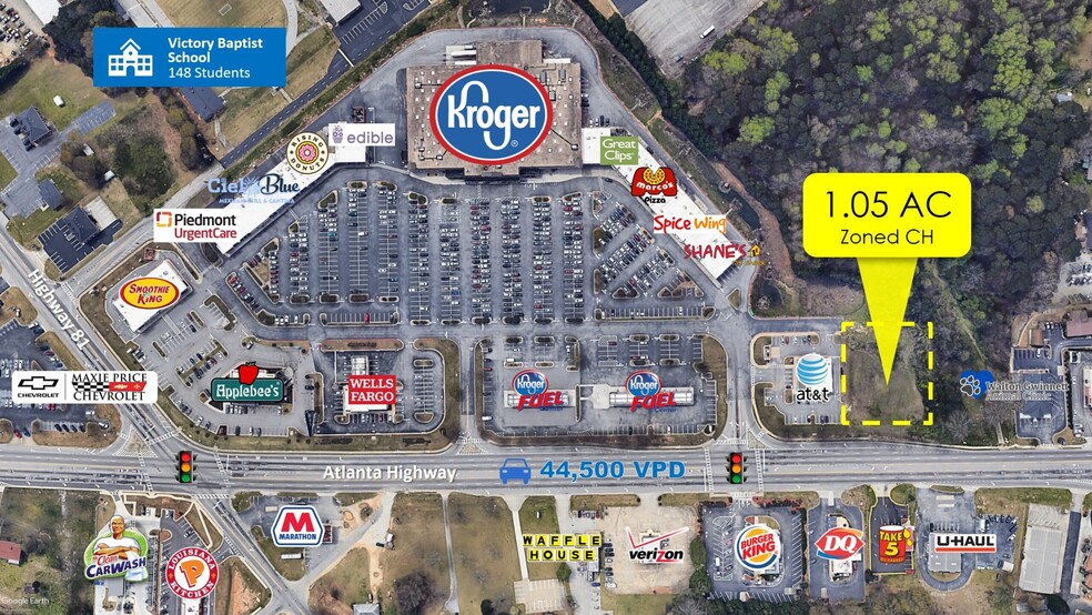 Primary Photo Of 4719 Atlanta Hwy, Loganville Land For Lease