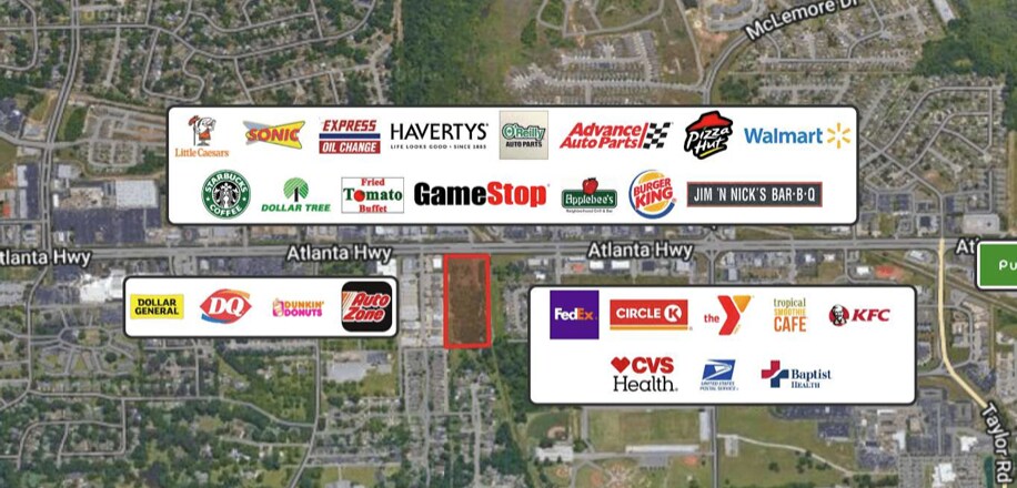 Primary Photo Of 6380 Atlanta Hwy, Montgomery Land For Sale