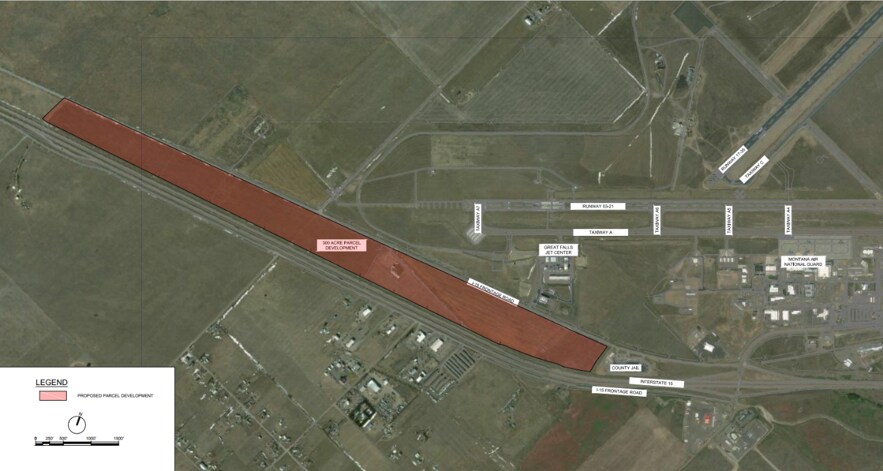 Primary Photo Of Great Falls International Airport, Great Falls Land For Lease