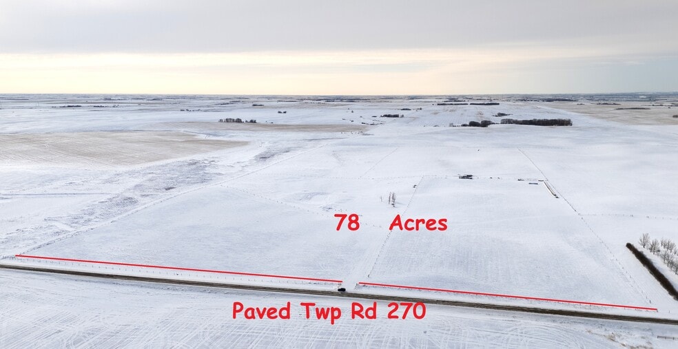 More Photos Of 78 Acres 270 Township Rd, Airdrie Land For Sale