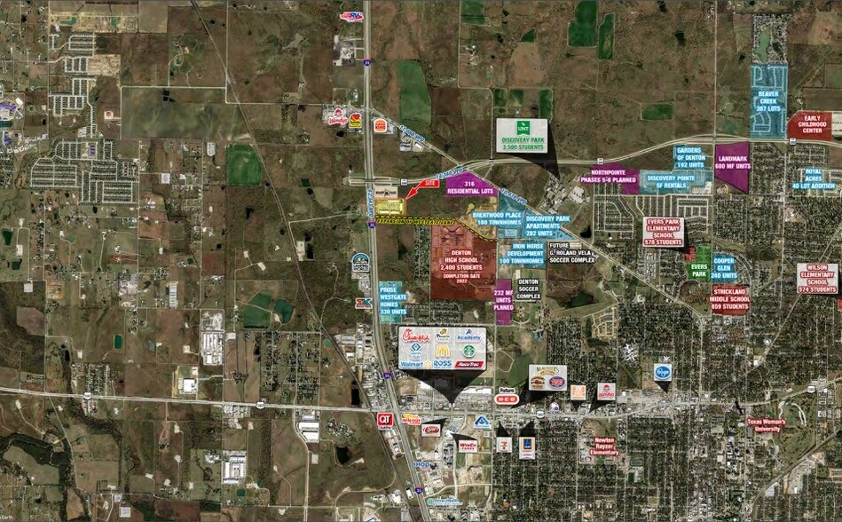More Photos Of NWQ I-35 & LOOP 288, Denton Land For Lease