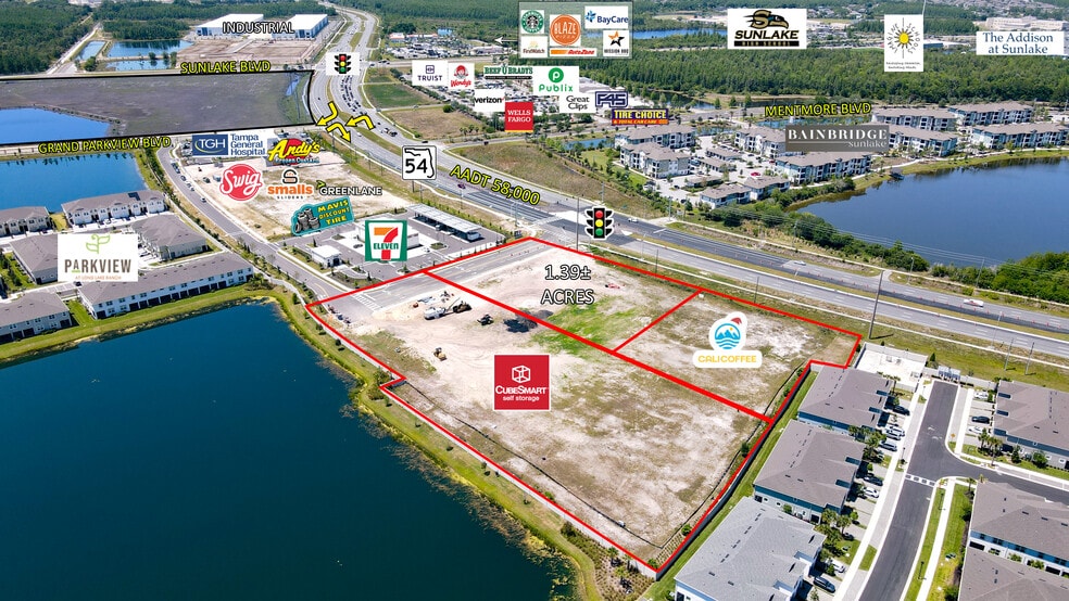 Primary Photo Of Sunlake Blvd @ SR 54, Lutz Land For Sale