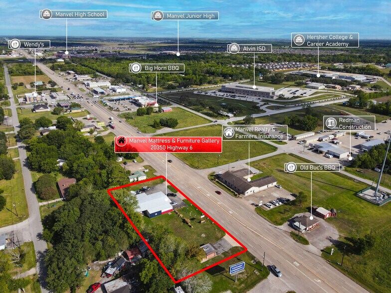 More Photos Of 20350 Morris Ave, Manvel Freestanding For Lease