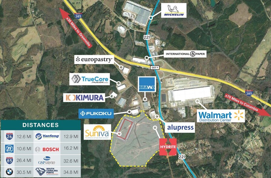 More Photos Of Hunter Industrial Park, Laurens Land For Sale