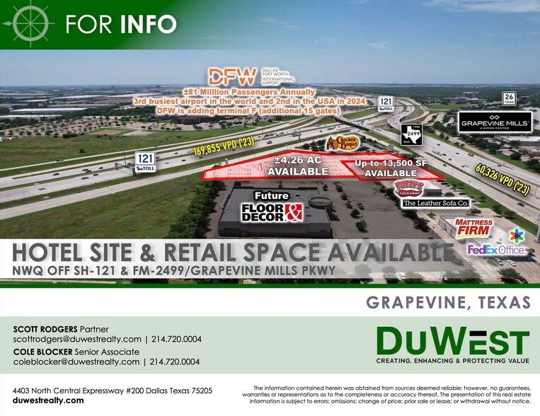 Primary Photo Of NWQ off SH-121 & FM-2499, Grapevine Land For Sale