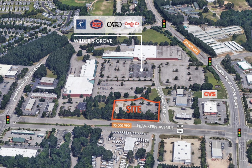Primary Photo Of 4201-4209 New Bern Ave, Raleigh Land For Lease