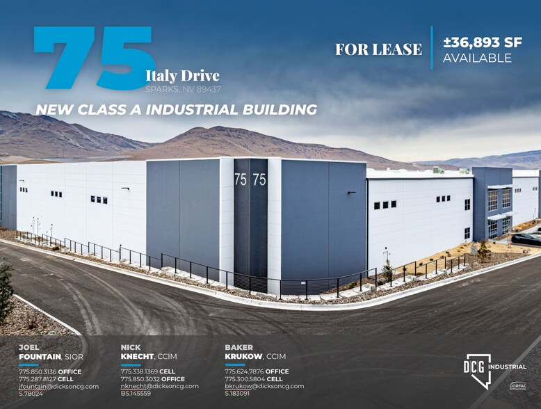 Primary Photo Of 75 Italy Drive, Sparks Industrial For Lease
