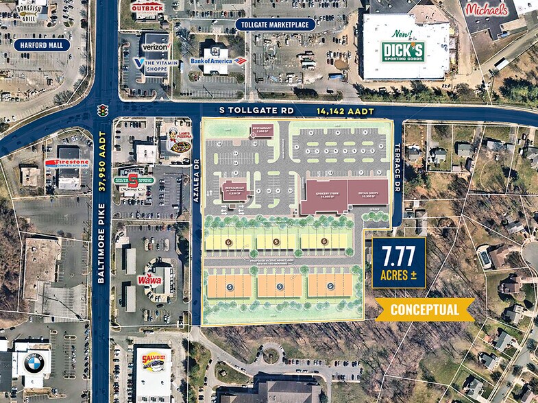 More Photos Of 308 S Tollgate Rd, Bel Air General Retail For Lease