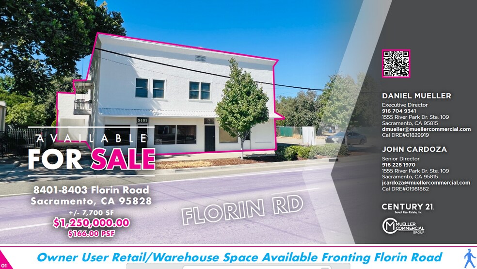 Primary Photo Of 8401-8403 Florin Rd, Sacramento Storefront Retail Residential For Sale