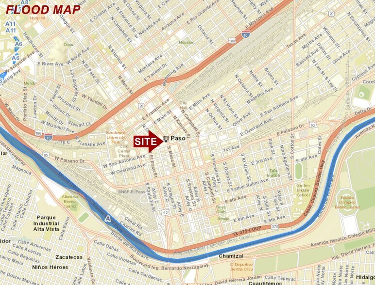 More Photos Of 115 N Mesa St, El Paso General Retail For Sale