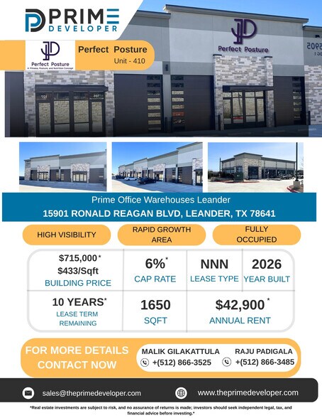 More Photos Of 15901 Ronald Reagan Blvd, Leander Showroom For Sale