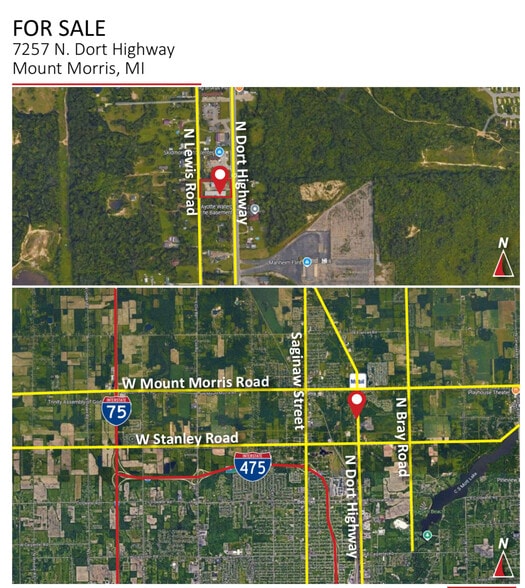 More Photos Of 7257 N Dort Hwy, Mount Morris Warehouse For Lease