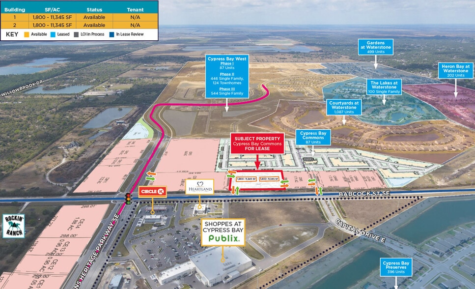 More Photos Of St. Johns Heritage Pkwy SE & Babcock St SE, Palm Bay Unknown For Lease