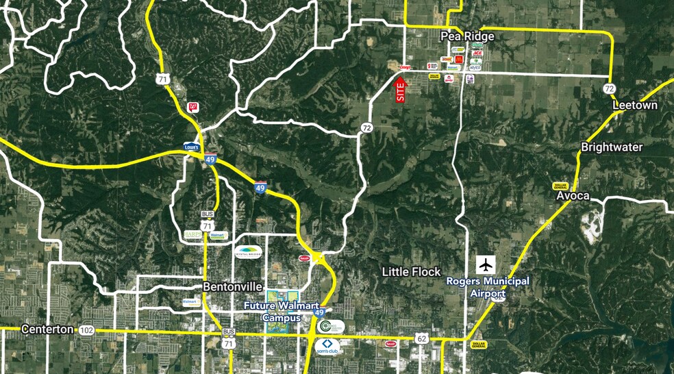 More Photos Of 0 Hwy 72, Pea Ridge Land For Sale