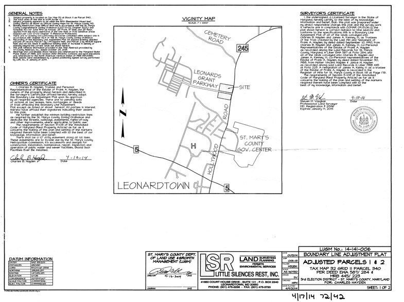 LEONARDS GRANT Pky, Leonardtown, MD 20650 Land For Sale