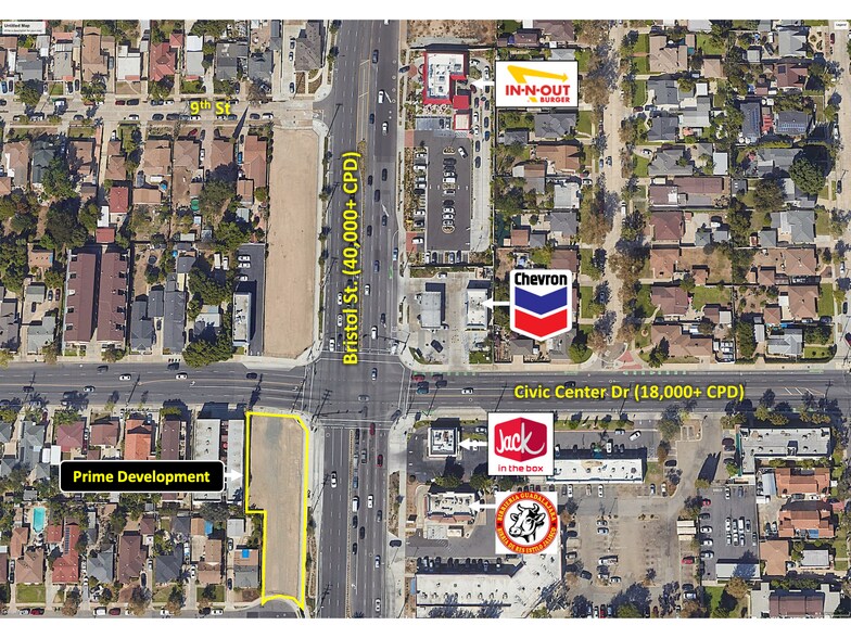More Photos Of 716 N Bristol Street, Santa Ana Land For Sale