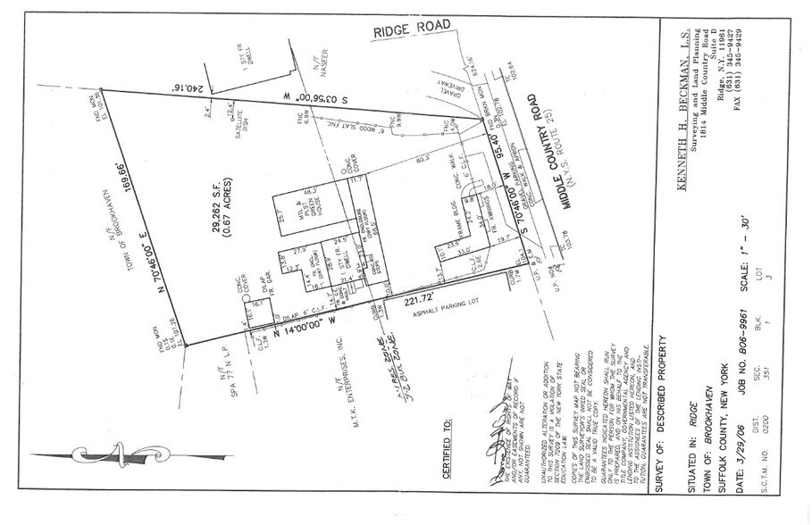 More Photos Of 1695-1697 Middle Country Rd RT-25, Ridge Land For Sale