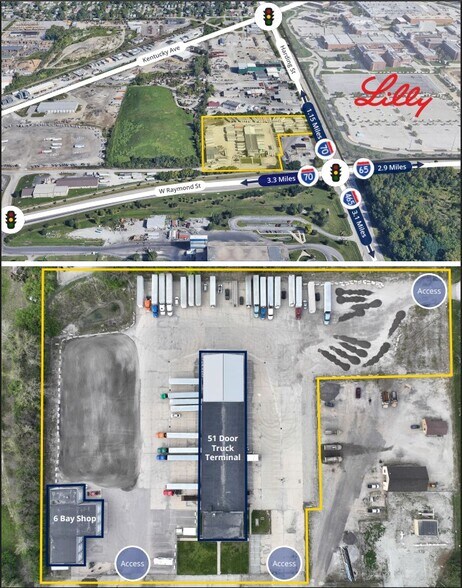 More Photos Of 1560 W Raymond St, Indianapolis Truck Terminal For Lease