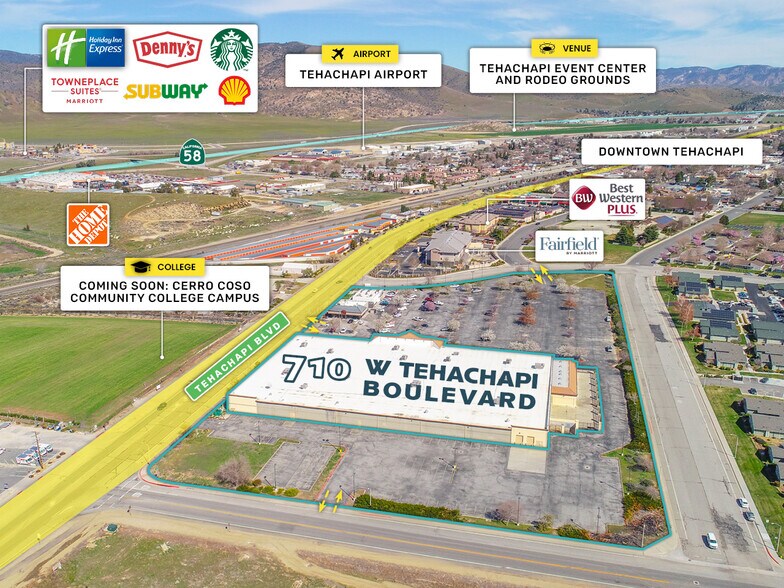 More Photos Of 710 W Tehachapi Blvd, Tehachapi Freestanding For Lease