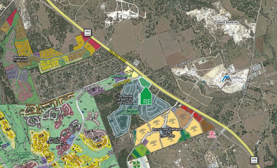 More Photos Of TX-195 & Sun City Blvd, Georgetown Unknown For Lease