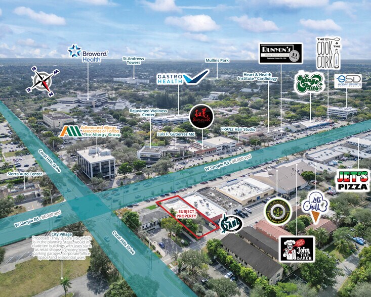 More Photos Of 9615-9619 W Sample Rd, Coral Springs Freestanding For Sale