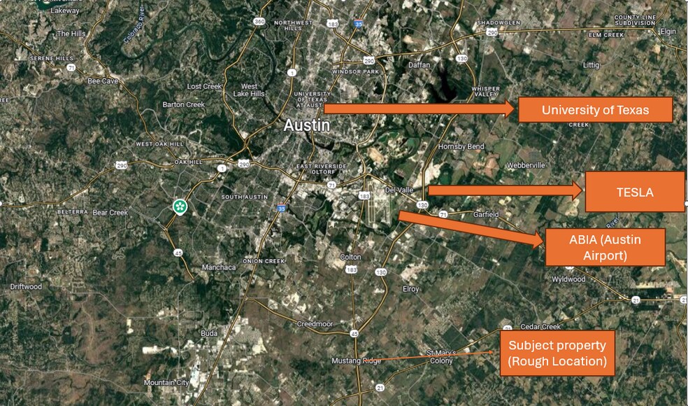 More Photos Of S US Hwy 183 and Laws Rd, Buda Land For Sale