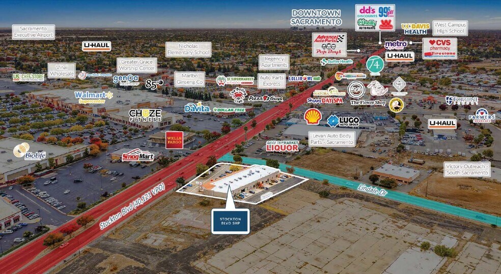 More Photos Of 6955 Stockton Blvd, Sacramento Unknown For Lease
