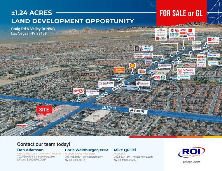 Primary Photo Of 4376 Craig rd, North Las Vegas Land For Sale