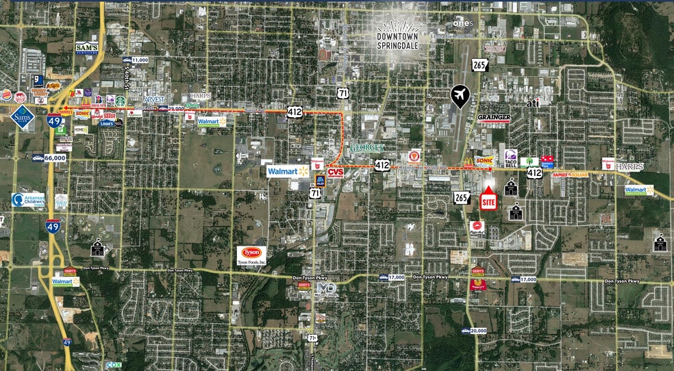 More Photos Of 1457A E Robinson Ave, Springdale Warehouse For Lease