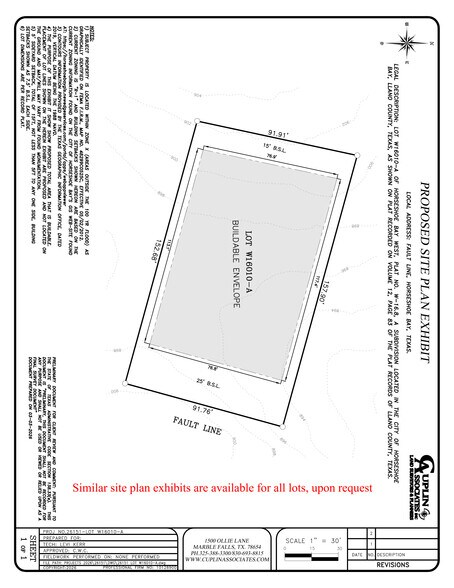 More Photos Of 1122 Fault Line Dr, Horseshoe Bay Land For Sale
