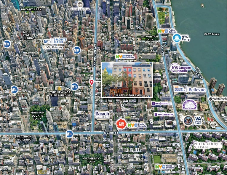 More Photos Of 134 Lexington Ave, New York Storefront Retail Residential For Lease