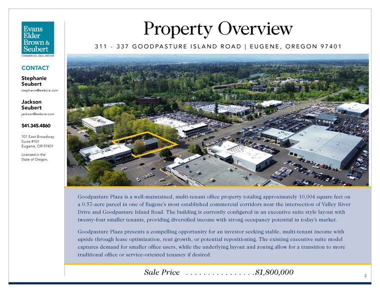 More Photos Of 313-337 Goodpasture Island Rd, Eugene Office For Sale