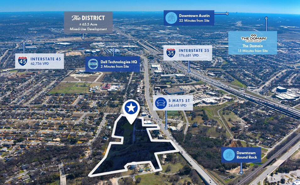 More Photos Of 599 S Mays St, Round Rock Land For Sale