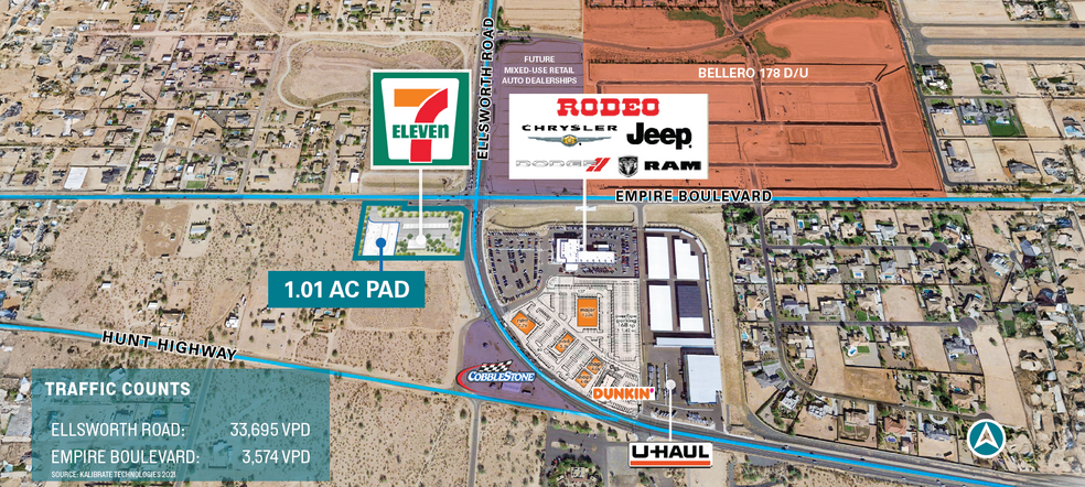 Primary Photo Of SWC Ellsworth Rd & Empire Blvd, Queen Creek Land For Sale