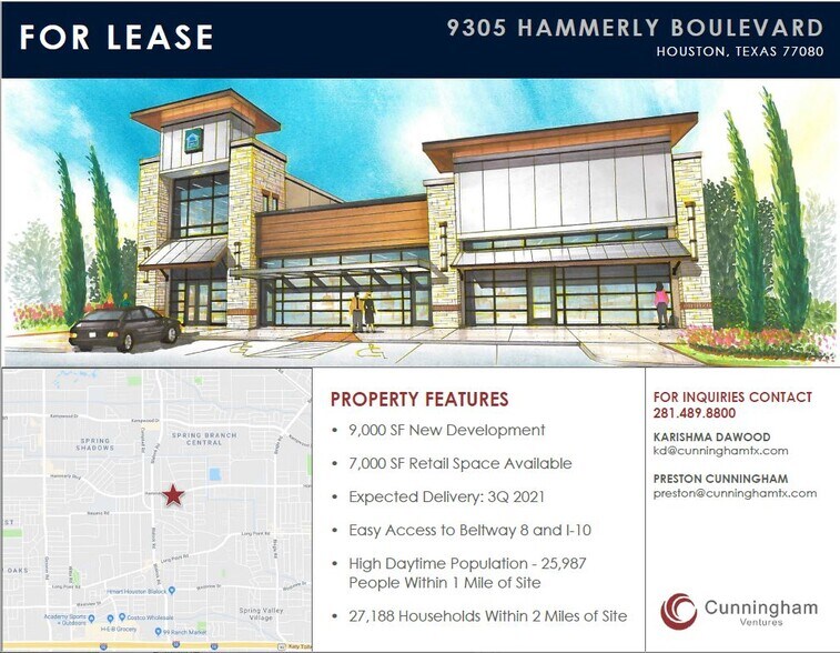 Primary Photo Of 9305 Hammerly Blvd, Houston Freestanding For Lease