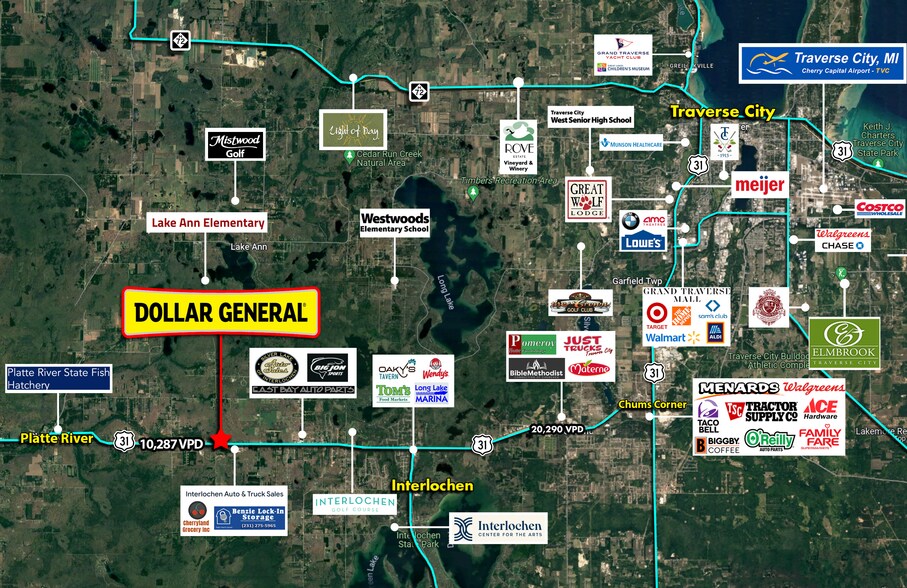 More Photos Of 2033 Reynolds Rd, Interlochen General Retail For Sale