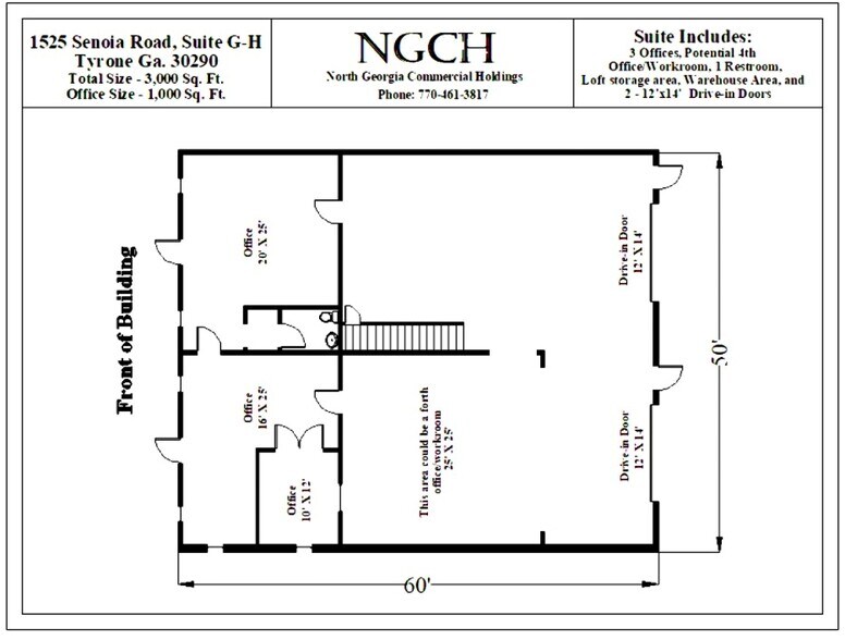 More Photos Of 1525 Senoia Rd, Tyrone Distribution For Lease
